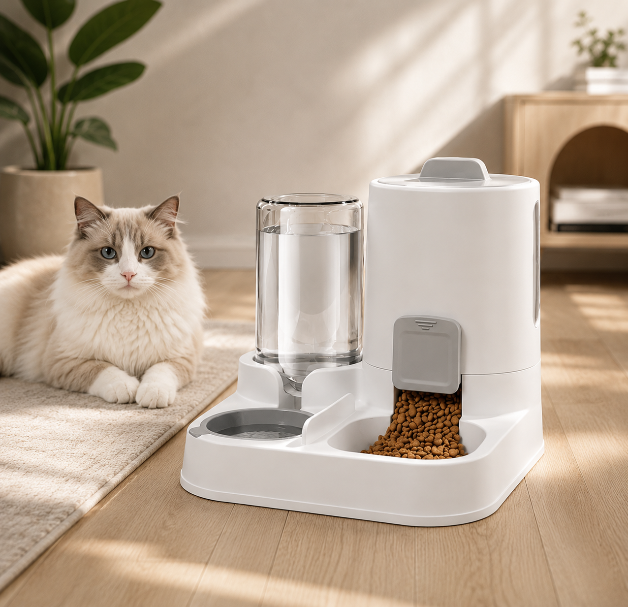 Gravity Auto Feeder & Water Station