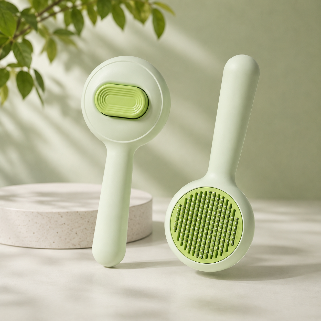 Self-Cleaning Pet Grooming Brush