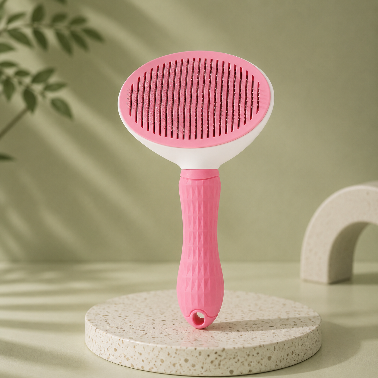 Self-Cleaning Slicker Pet Brush