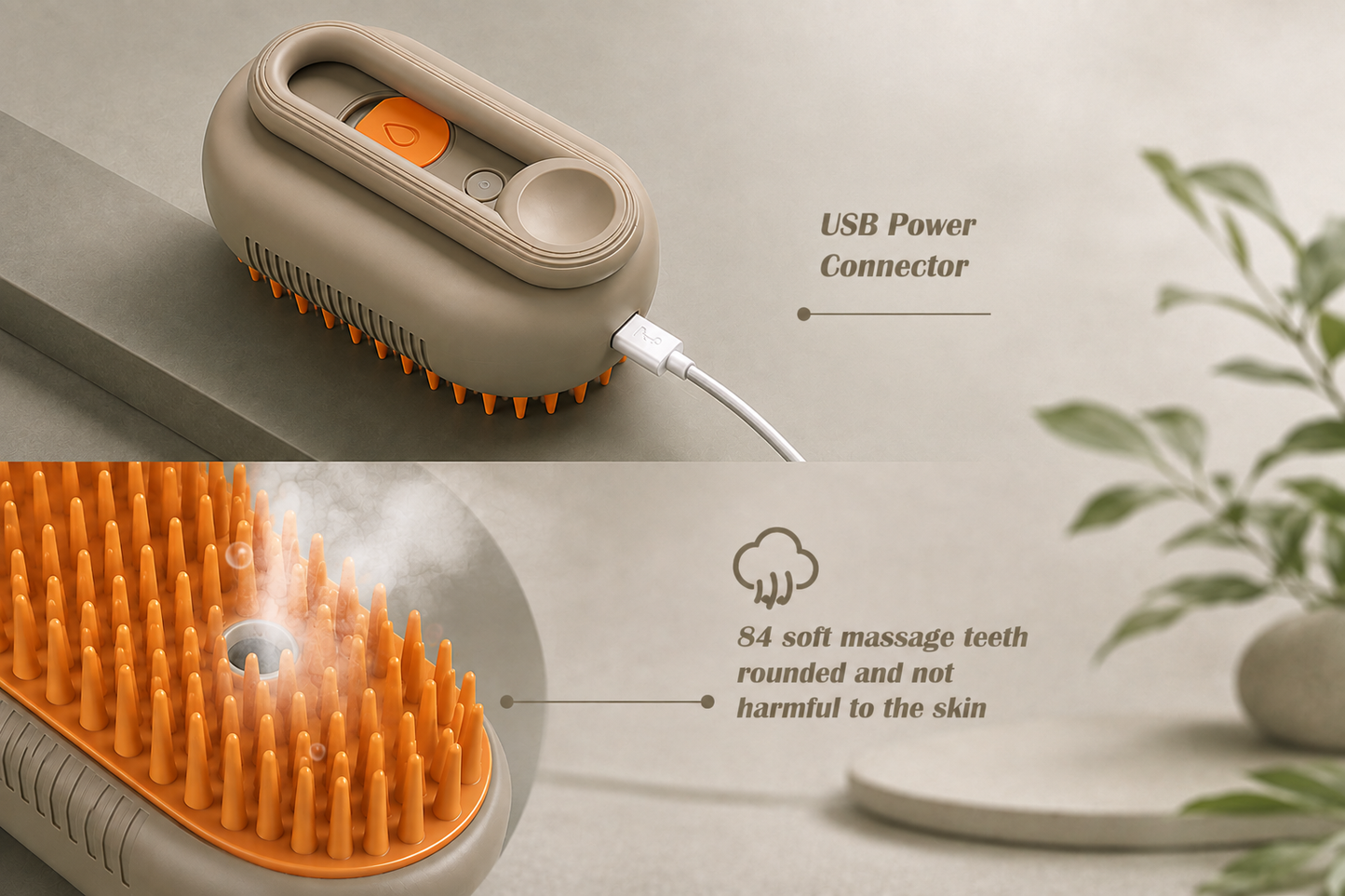 3-in-1 Mist Grooming Brush for Cats