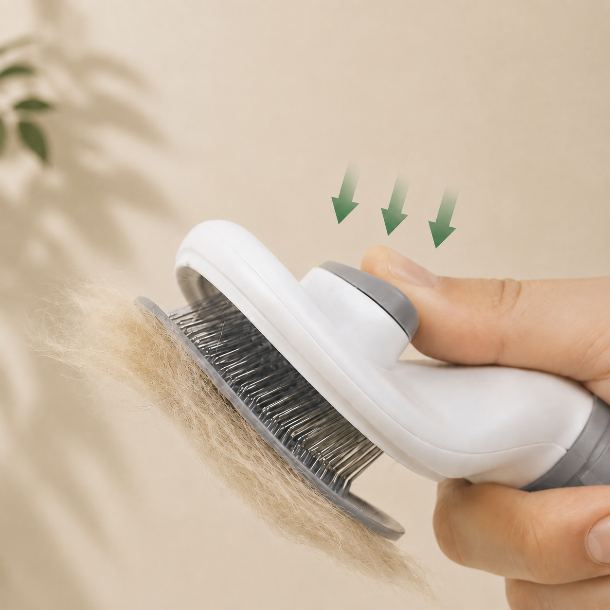 Self-Cleaning Slicker Pet Brush